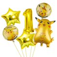 thumbnail image 4 of 6 globos de fiesta de Pokémon, Pikachu, Squirtle, decoración para fiestas de cumpleaños de niños, decoración para baby shower, globos de helio, 4 of 5