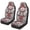 Gothic Skull, variant on Jeiento Tree Frog Car Seat Covers 2 Pcs Stretch Polyester Fabric Cover Breathable Car Seat Cover Easy Installation Universal Size Fit for Most Cars SUVs