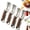 4 PCS, variant on 4-in-1 Multi-functional Vegetable Peele,Peeler with Thicken Wooden Handle And Bottle Opener Zero Flex Smooth Glide Potatoes Skin Heavy Duty Stainless Steel with hooks