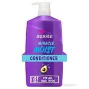 Aussie Miracle Moist Shampoo, Conditioner, Deep Conditioner Set, Paraben Free, for Dry Hair Types