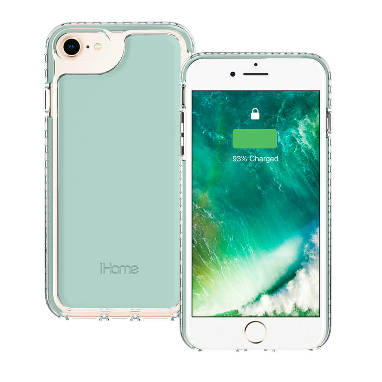GLASS MINT HENDRIX FLIP CASE FOR IPHONE SE-8-7-6S-6 - FOR IPHONE 6/6S/7/8/SE