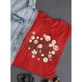thumbnail image 3 of The Tribe - Vintage Emoji Crew Unity Graphic Women's T-shirt, 3 of 4