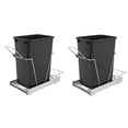 thumbnail image 1 of Rev A Shelf Conteneur à Déchets Coulissant Simple 35 Qt, RV-12KD-18C S (2 Pack), 1 of 12