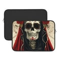 thumbnail image 2 of Bingfone Gothic Skull With Roses Laptop Sleeve Case 15 inch , 360° Protective Computer Carrying Bag, 2 of 8