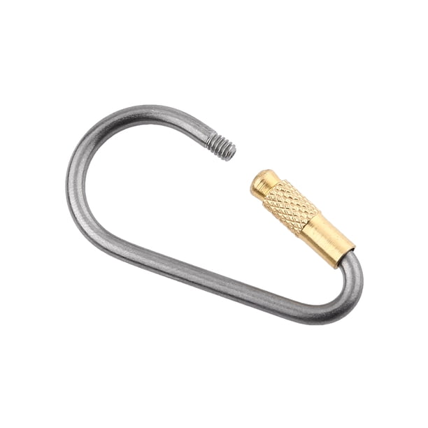 Hebilla Para Colgar En Forma De D De aleación De Titanio, Mosquetón Con Cierre De Tornillo, Candado Con Gancho Con Cerradura De Latón Para Acampar, Senderismo, Mochila,