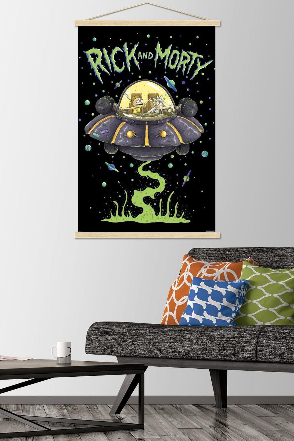 Rick And Morty - Ship Wall Poster, 22.375" x 34"