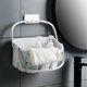 thumbnail image 4 of Plastic Shower Caddy Tote - Hanging Bathroom Organizer with Handle, Portable Storage Basket Bin, 4 of 4