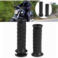 thumbnail image 5 of LinenLoon 7\\/8 Inch Motorcycle Universal Rubber Black Handlebar Hand Grip Bar End For Cafe Racer Bobber Clubman Custom (Black), 5 of 5