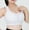 White, variant on Bras for Women GaThRRgYP Women's Plus Size Mesh Stitching Sports Underwear High Strength Fitness Vest Latex Bra Pad Yoga Clothes