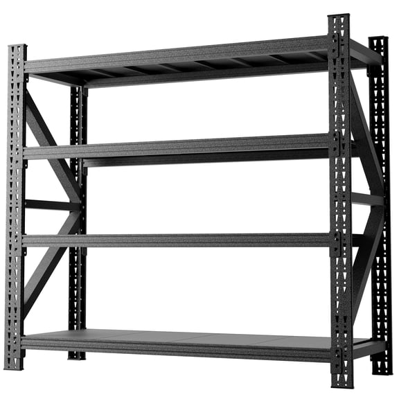 5000LBS Heavy Duty Garage Shelving 4-Tier Adjustable Metal Storage Unit