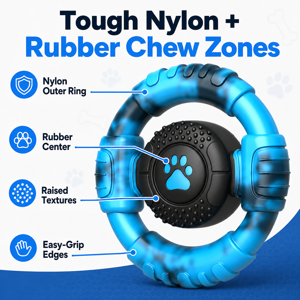 QDAN Durable Dog Chew Toy for Aggressive Chewers photo 4