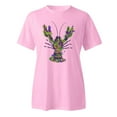 thumbnail image 4 of PMUYBHF T-Shirt Décontracté Imprimé à Manches Courtes Col Rond pour Femmes 8555 S, 4 of 5