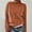 Orange, variant on Women's Knitted Sweater Vintage Long Sleeve Boat Neck Retro Lightweight Pullover Top For Fall Winter Trendy Fashion Purple XXXL