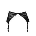 thumbnail image 7 of Angelique Women's Plus Size Floral Lace Nickel Free Adjustable Garter Belt for Stockings, 7 of 7