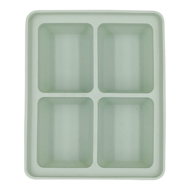 Dvkptbk Ice Cube Mold Ice Cubes Cubes Trays Large Size Ice Cubes Molds with Removable Lids Reusable and Bpa for Whiskey, Cocktail, Stackable Flexible Safe Ice Cubes Kitchen Gadgets