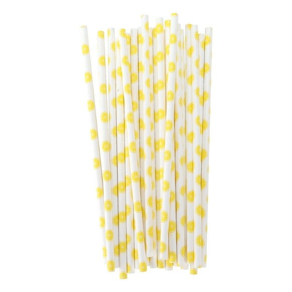 Garosa Pailles à Motifs de Fruits Pailles en Papier Légères et Portables pour la Plupart des Gens pour les Fêtes de Plage
