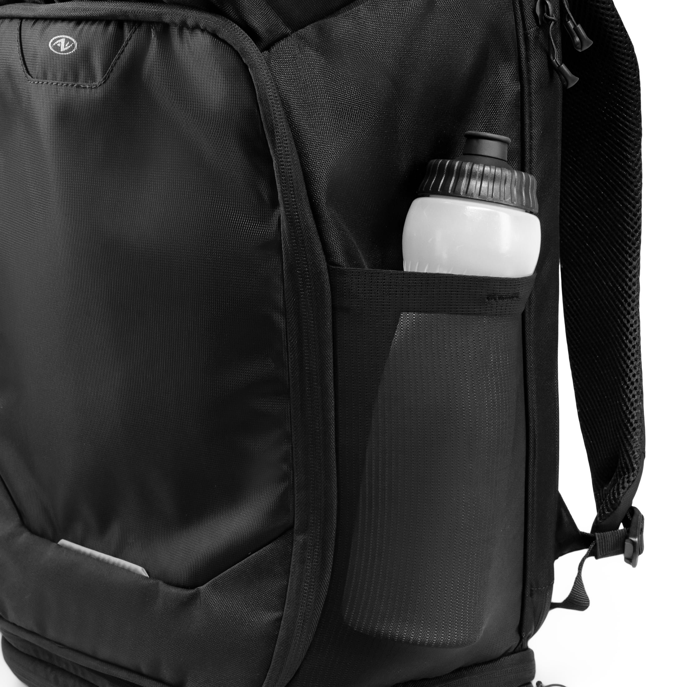 Athletic Works 38 Liter Expandable Gym Backpack, Black