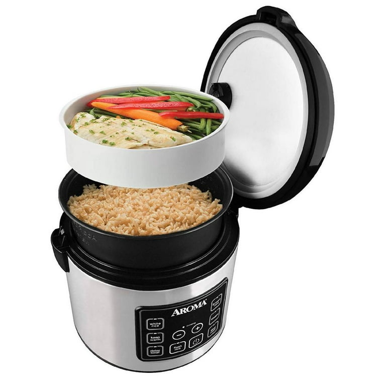 Aroma 20-Cup Digital Rice Cooker & Food Steamer (ARC-150SB) 