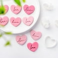 thumbnail image 3 of Opvise 4Pcs/Set Cookie Cutters Non-sticky Easy Demoulding DIY Festive Valentine's Day Love Heart Cake Clay Molds Baking Accessories Hearts, 3 of 7