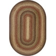 thumbnail image 3 of Homespice Gingerbread Jute Brown 6x9' Oval Braided Rugs for Living Room, Bedroom Rug and Dining Room. Pet Friendly. Decor Styles- Farmhouse Rug, Rustic, Vintage, Cottage, Primitive, Country, Boho Rug, 3 of 9