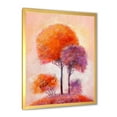 thumbnail image 2 of Designart 'Colourful Trees Abtract Impression I' Traditional Framed Art Print, 2 of 4