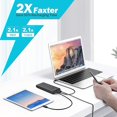 thumbnail image 2 of Banco de energía de 5000 mAh, cargador portátil de banco de energía de alta capacidad con 2 puertos USB, batería de respaldo de alta velocidad para iPhone, Samsung, Huawei, dispositivo USB, 2 of 4