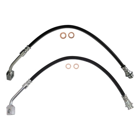 TRQ Front Brake Hose Set Fits 2008-2017 Buick Enclave 2009-2017 Chevrolet Traverse 2007-2016 GMC Acadia 2017 Acadia Limited 2007-2010 Saturn Outlook