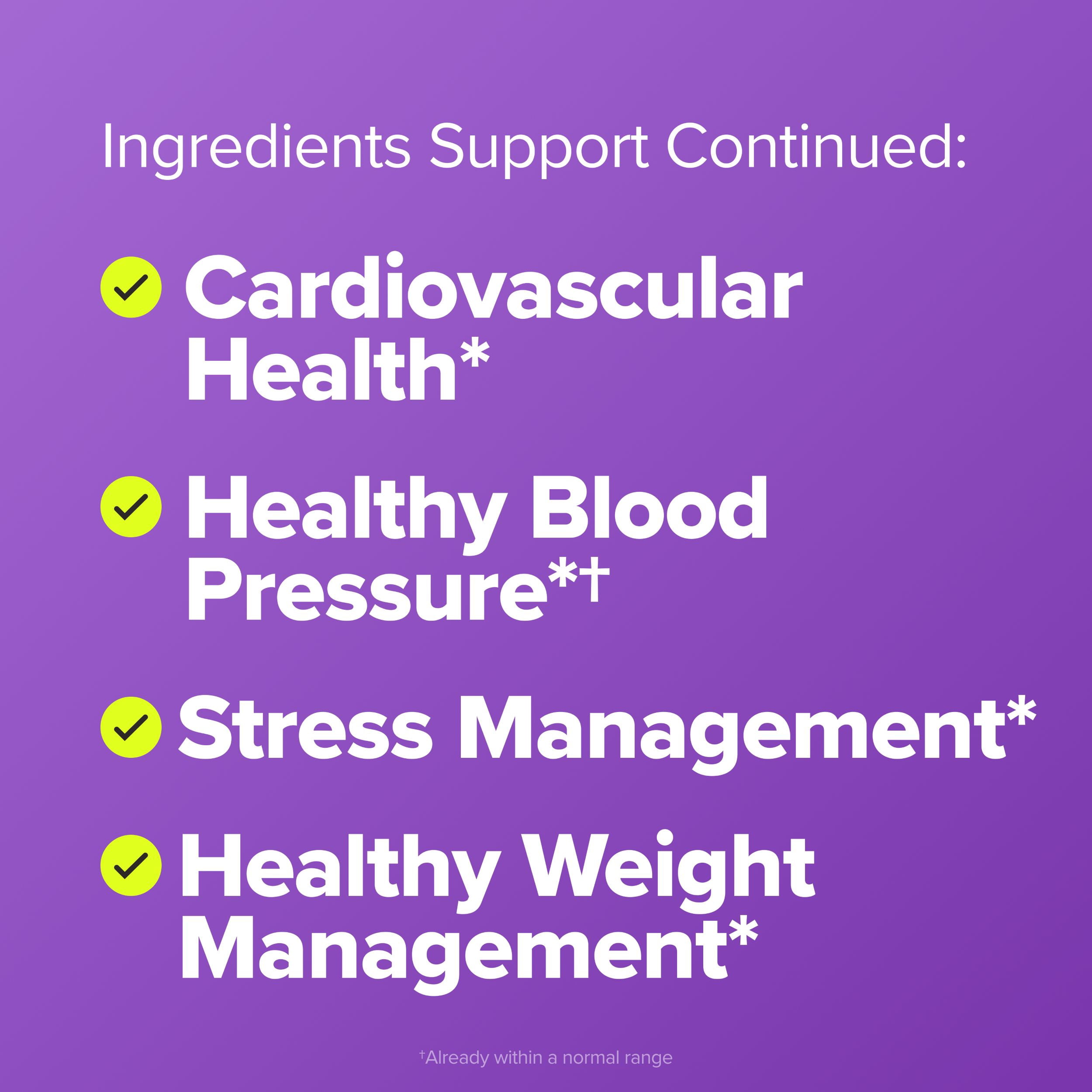 O Positiv MENO Heart + Blood Pressure Support Capsules for Cardiovascular Health, 30 Count
