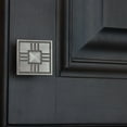 thumbnail image 5 of GlideRite 1-1/4 in. Square Deco Cabinet Knob, Satin Pewter, 5 of 5