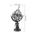 thumbnail image 2 of Minkissy 1Pack Rotating Iron Globe for Desktop Use Enthusiasts 11.8x5.1x5.1in, 2 of 8