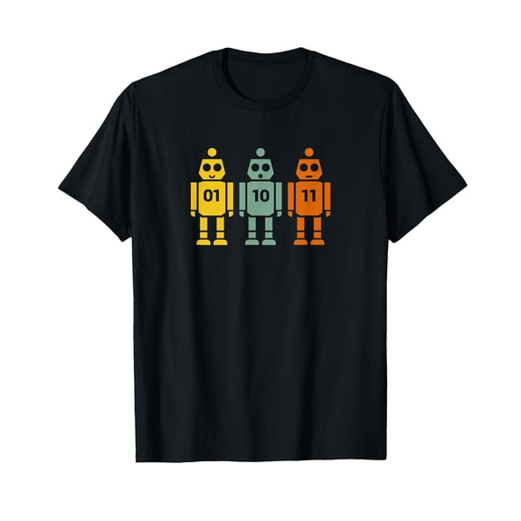 01 10 11 Robot T-Shirt
