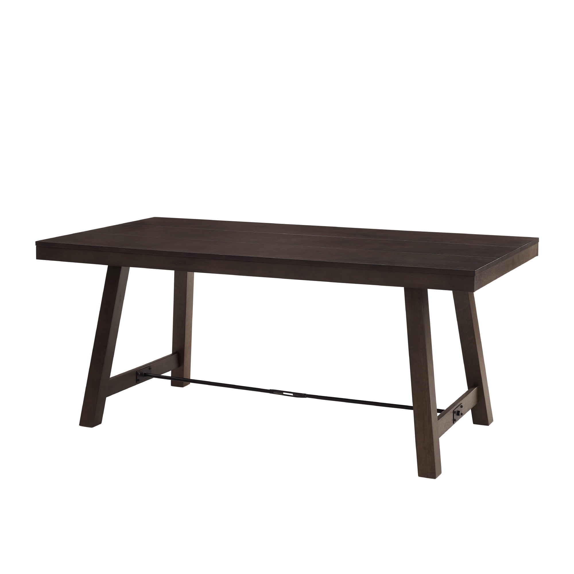 Manor Park Modern Farmhouse Dining Table with Metal Stretcher