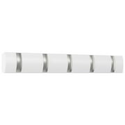 Umbra Flip 5 Hook Wall Mounted Coat Rack White