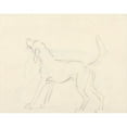 thumbnail image 2 of James Seymour 18x15 Gold Ornate Wood Frame and Double Matted Museum Art Print Titled - A Hound with Head Up, 2 of 4