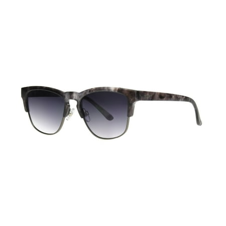 Smoked Grey Lens - ANGEL EYES Angel Eyewear Maizie Women's Grey Marble Frame Smoke Gradient Lens Sunglasses - Medium
