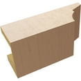 thumbnail image 6 of Ekena Millwork 6"W x 4"H x 12"L Monterey Woodgrain TimberThane Rafter Tail, Primed Tan, 6 of 6