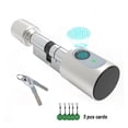 thumbnail image 2 of Tuya APP Finrprint Lock Euro Cylinder Electronic Smart Door Lock RFID Card Digital Keyless Entry Smart Home Lock ,Flexible Password Options, 2 of 7