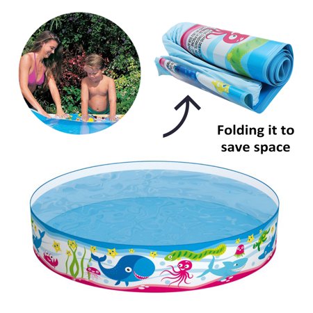 RDTrading Kids Swimming Pool, Snapset Pool for Indoor & Outdoor Swimming, 60 x 10 inch Kids