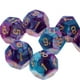thumbnail image 5 of D12 Dados poliédricos multilaterales piezas para dados de juegos de dragones , Púrpura + azul, 18mm Morado + Azul Hugo Juego de dados TRPG Dice, 5 of 9