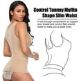 thumbnail image 4 of QRIC 2 Pack Tummy Control Camisole for Women Shapewear Tank Tops with Built in Bra Slimming Compression Top Vest Seamless Body Shaper, 4 of 6