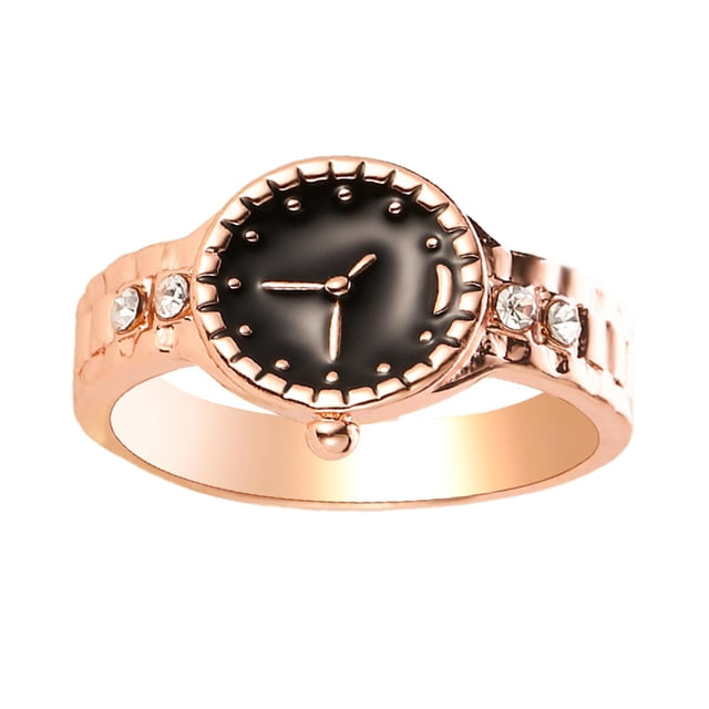 Reloj de de moda creativa para mujer s de Tamaño 9 Zulema Anillos de dedo