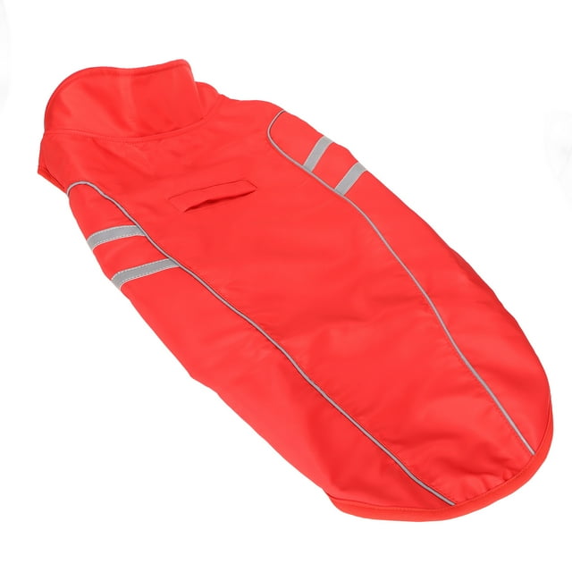 Ropa de Alta Visibilidad ANGGREK Chubasquero para Perros Lona compuesta de alto Grado Impermeable Reflectante