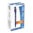thumbnail image 4 of Paper Mate EraserMate Erasable Pen, Medium Point, Blue, 12 Count, 4 of 4