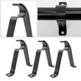 thumbnail image 4 of Soporte de barra , soporte de barra ajustable Soportes para colgar de barra Soportes de hardware de 19mm marrón Macarena soportes de pared de barra de cortina, 4 of 8
