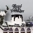 thumbnail image 2 of 25 Pack Official Teenager 13th Birthday Cake Decorations, Official 13 Teenager Cake Topper, Happy Birthday 13 Teen Thirteen Cupcake Toppers Black for Thirteenth Birthday Supplies, 2 of 6