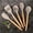 Khaki, variant on 5PCS Silicone Utensil Set, Kitchen Utensil Set, Safety Cooking Utensils Set, Non-Stick Cooking Utensils Set With Wooden Handle, Washable Modern Cookware, Kitchen Stuff, Kitchen Gadgets, Kitchen Essent