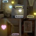 thumbnail image 6 of Cute Night Light Heart-Shaped Birthday Gift Nightlight Portable Room Decor Pink 1pack LED Kitchen Nightlight for Home, 6 of 6