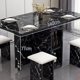 thumbnail image 4 of Dining Table for Home Folding Table Dining Table Household Desk Apartment Multi-Functional Computer Eettafels Home Furniture My Lux Decor Round, 4 of 22