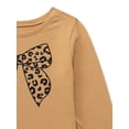 thumbnail image 5 of Garanimals Toddler Girl Long Sleeve Graphic T-Shirt, Sizes 18M-5T, 5 of 5