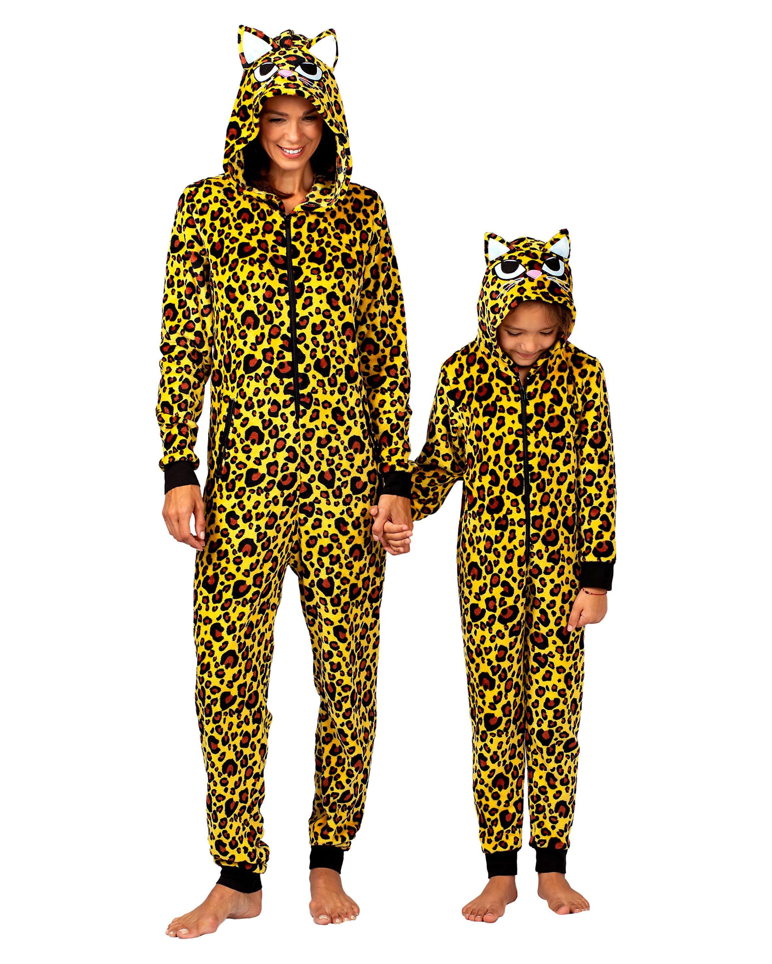 Halloween Mommy & Me Onesie Pajama Costume, Cheetah (Womens), Size: M, Prestigez